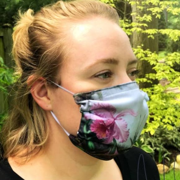 Museum Face Masks  "HUMMINGBIRDS"  Reusable - Picture 1 of 4